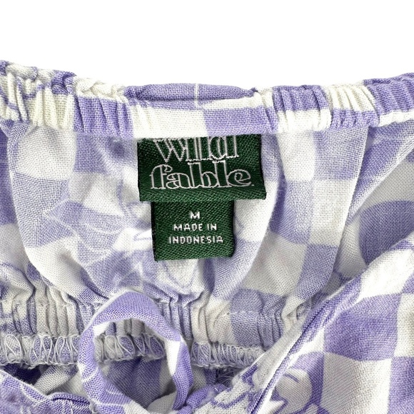 | Wild Fable | Lilac Flowy Soft Short Spaghetti Strap Sun Dress with Pockets - M - Picture 3 of 5